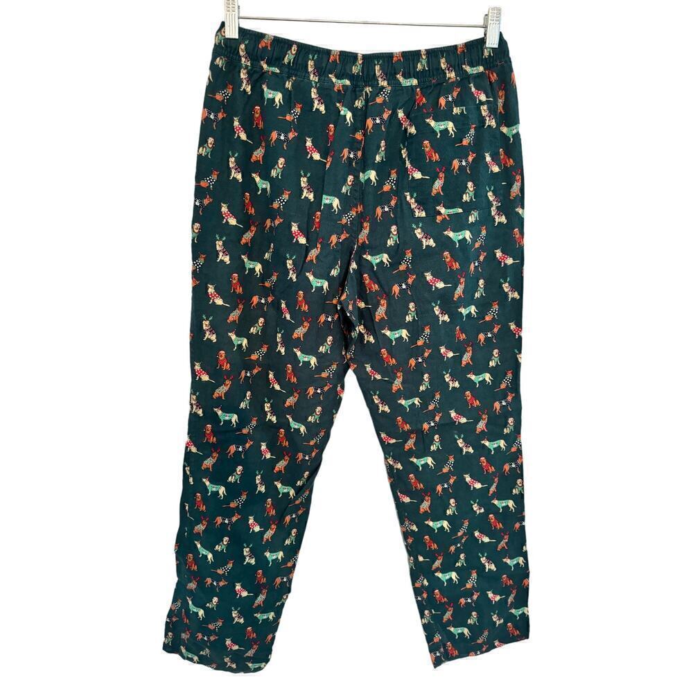 J.Crew Holiday Dog Pajama Pants Size M